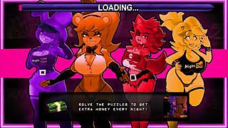 Divlja scena masturbacije u Frennis noćnom klubu u hentai igri Pornplay ep 13.