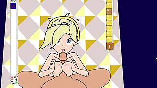 Overwatch Mercy en D.Va in Wilde Anaal en Blowjob Feest Actie