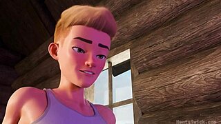 První analní bušení pro tu horkou perverzní kouzelnickou holku!