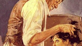 رسوم إيروتيكية قديمة مع رسوم متحركة كوميكس ريترو ومشاهد حسية