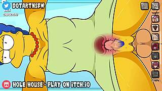 现在操 Marge Simpsons 熟女屁股！