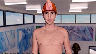 две альтернативные колледж-герлз целуются над бизнесом в Being a DIK 28