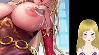 Anime-Mädchen erträgt Peitschen und intensives Fingern in diesem Hentai-Spiel