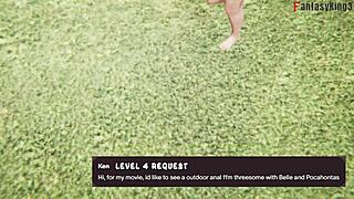 我在淋浴中看到天使，她发现了我，全电影在Sheer Fantasy上