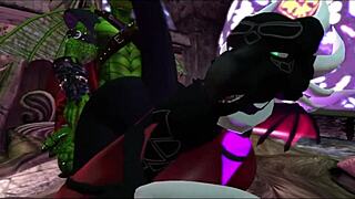 इक्लिप्स सेंट्रल: साइंडर गार्ड डॉगी और मिशनरी पोजिशन में फकिंग करता है