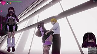 Sexo em Jogo Hentai Quadrado