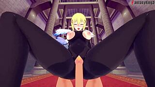 Lalatino, sereš tak tvrdě v ahegao sexu