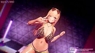 Arranjo de Dança Dinâmica de Balanço de Quadris de Kaimu no Rule 34