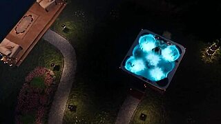 Jeg blev kneppet i jacuzzien under vores husfest-spil