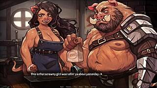 Min grisprinsessa spel episod 14 med hans dotter i kurvig outfit.