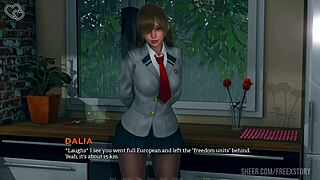 Intrygujące sceny w Eternum rozdz.15 z 3D kreskówkowymi nastolatkami