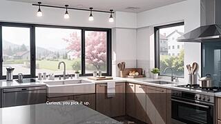 V tej igri neko kurba žena dobi jebanje od velikega črnega kurca, medtem ko mož gleda