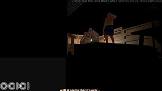 ब्लॉन्ड मिल्फ बड़े टिट्स के साथ स्टैंडिंग डॉगीस्टाइल में धोखा देती है