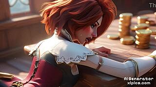 Miss Fortune naken i League of Legends hentai