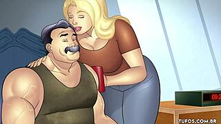 Trepando med MILF og 20-årig novinha i animeret porno