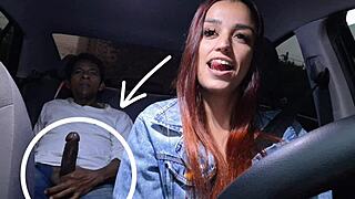 Driver Catches Passenger Masturbating In Car