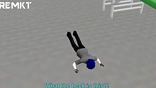 Mmd obří žena stalker posedlost v 3D animaci