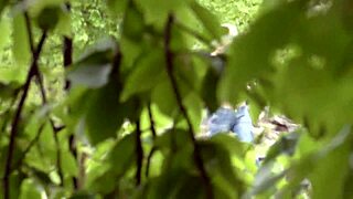 공원에서 나체 밀프가 가슴 짜는 거 나무 뒤에서 봐