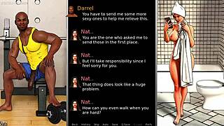 उसका ककॉल्ड हब्बी जब वे फक करते हैं और उसके मसिव बीबीसी लवर के बारे में बात करते हैं तो बहुत एक्साइटेड हो जाता है - कपल्स लव एप 04 3डी पॉर्न गेम्स