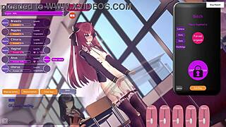 ฉันกำลังเสร็จในเกมเฮนไทไลฟ์2 5ดีไฮปโนแอปกับคาเรนแห่งความมืด