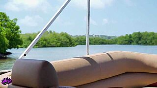 Riskante buiten seks op geheime eiland met creampie