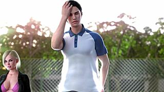 Stiefsohn giert nach heißer Stiefmutter und Stiefschwester