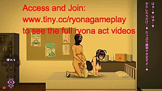 Søde pige har sex med en mand på college i Breeding Log 2D hentai spil