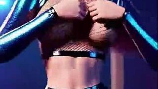 Evelynn dominerer S-Rihanna i KDA 3D danse - League of Legends hentai