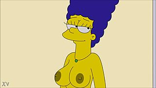 Som Marge Simpson, pózujem nahá na fotení s veľkými cicmi
