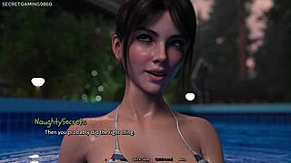 Stepsis Bollente lo Seduc con Bikini Sexy Stepsis Baci Caldi Caldo Estivo 05 di Naughty Fox Games