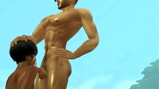 Крутой Sims 4 - страстный минет и потный секс с кончей в рот