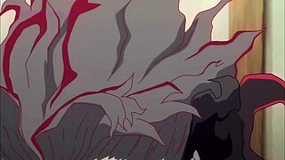 Momo dobi trdo jebano v doggystyle od požrešnega Okaruna v Dandadan hentai parodiji