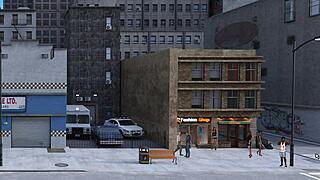 fata exhibiționistă se dezbracă în public în joc hentai kink maker 😏