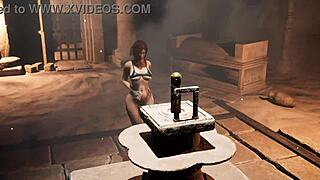 ديلدو قديم يدمر مؤخرة لارا