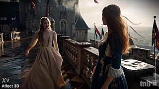 Квестът на Авелин епизод 1 с AI фута порно от Миро.