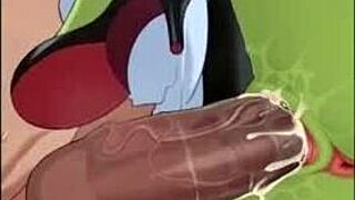 ฉันผสมพันธุ์ลูกสาว goblin ด้วยหีใหญ่ในคอมิกเสียงเต็ม