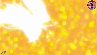 young asian girl kisses boyfriend passionately in anime scene