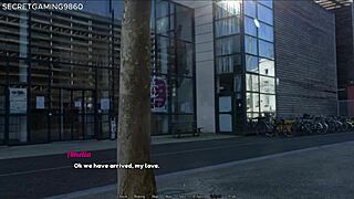 Man delar kåt fru med gammal man i intensiv cuckold 3D-spel!