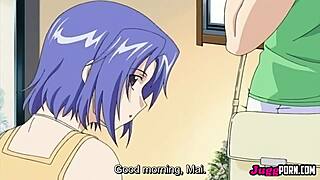 Meine Stiefschwägerin und ihre vollbusige Freundin lutschen meinen Schwanz - Uncensored Hentai