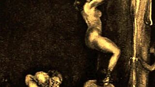 Vintage erotiska konst avbildningar