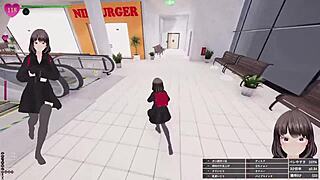 Școlăriță 18+ Manaka se expune în mall, bukkake secret fără să fie prinsă 😜