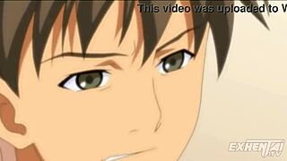 Stiefmutter giert nach jungem 18+ Schwanz in Hentai uncensored mp4