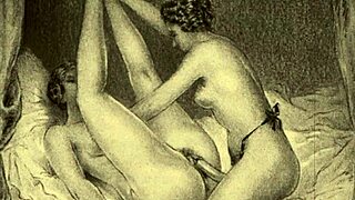 Colecție desene erotice vintage