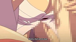 Hentai futanari slipper monstre pikke og kæmpe patter løs i vild romp