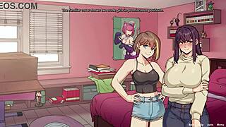 guy and busty futa roommate dive into perfect hentai sex