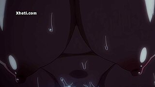 sexy anime babe spreads pussy begs for hardcore doggystyle fucking creampie and tit licking