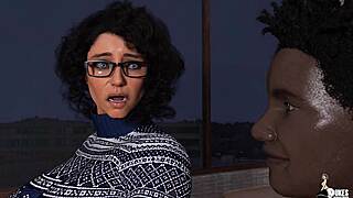 college guy sneaks secret futa professor meetup for huge cock interracial fun