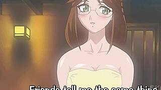 in this uncensored hentai stepmom's huge milky boobs eject milk all over horny milf