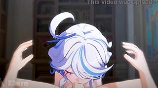 Furina Genshin Impact Gets The Best Anal Animations