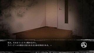 Hentai game with a rubber-clad heroine until the very end